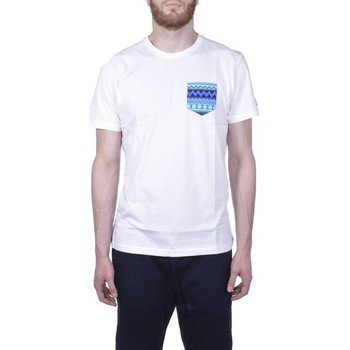 New-Era Camiseta NATIVE POCKET TEE BIANCA