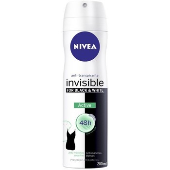 Nivea Desodorantes BLACK WHITE INVISIBLE ACTIVE DESODORANTE SPRAY 200ML