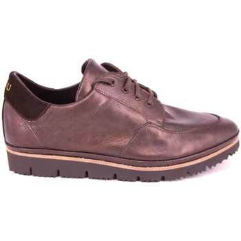 Plaju Mocasines PIEL METALIZADA MARRON