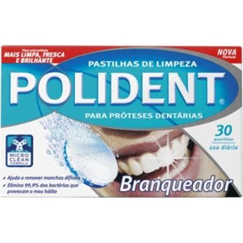 Polident Productos baño LIMPIADOR TABLETAS 30 UNIDADES