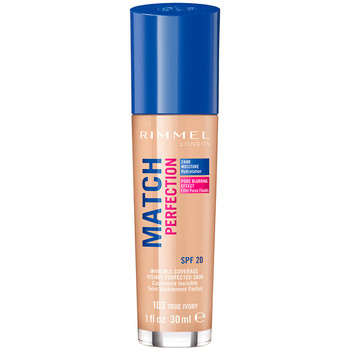 Rimmel London Base de maquillaje Match Perfection Foundation 103-true Ivory