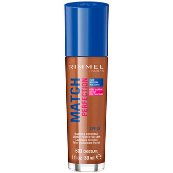 Rimmel London Base de maquillaje Match Perfection Foundation 603-chocolate