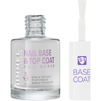 Rimmel London Esmalte para uñas Nail Nurse Care Base Top Coat 5en1