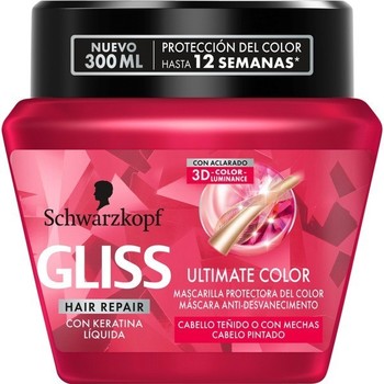 Schwarzkopf Tratamiento capilar GLISS ULTIMATE COLOR MASCARILLA 300ML