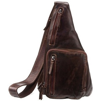 Stamp Bolso MOCHILA- RIÑONERA P. LAVADA TICHI MARRON 05803- ST 121