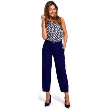 Style Blusa S188 Camisa sin mangas con estampado - modelo 1