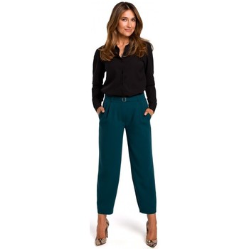 Style Pantalones S187 Pantalones con pinzas - verde