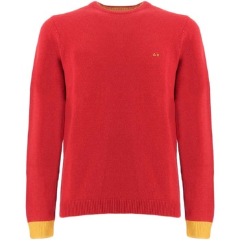 Sun68 Jersey K28119 suéteres hombre rojo