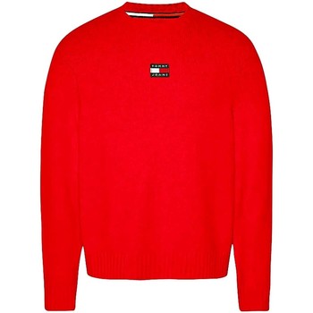 Tommy Jeans Jersey Jersey Solid Badge Rojo