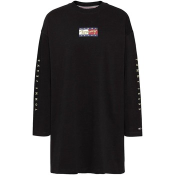 Tommy Jeans Vestido TJW LS V BRONZE 3 TEE