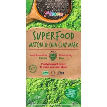 7Th Heaven Mascarillas & exfoliantes 7H MASC SUPERFOOD BARRO TE MATCHA CHIA