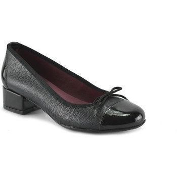 Abril Calzados Mocasines Bailarinas de piel con tacón by Abril Shoes