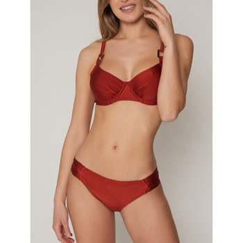 Admas Bikini Conjunto de bikini 2 piezas con aros Dubarry rojo