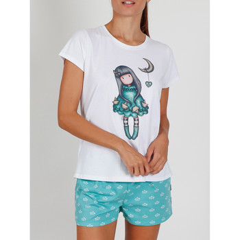 Admas Camiseta corta del pijama Into The Ocean Santoro blanco