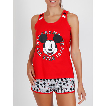 Admas Pantalones cortos de pijama sin mangas Mickey All Stars Disney