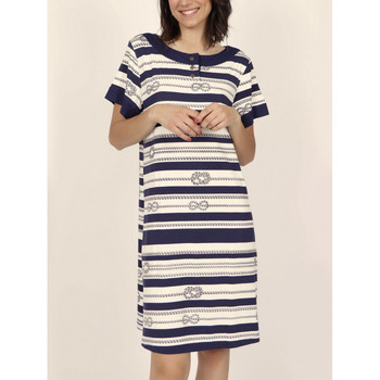 Admas Vestido Vestido de verano manga corta Cuerdas y nudos