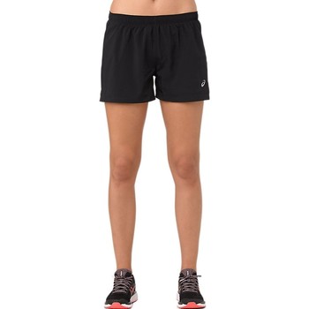 Asics Short PANTALON CORTO SILVER 4IN NEGRO MUJER