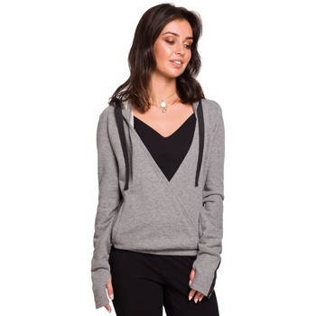 Be Jersey B127 Suéter con capucha, gris