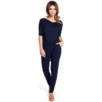 Be Mono B038 Mono de cuello alto - azul marino