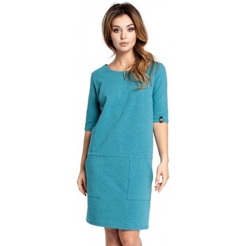 Be Vestido B033 Vestido de caja - esmeralda