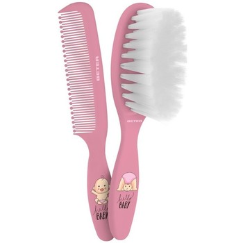 Beter Tratamiento capilar CEPILLO Y PEINE BEBE ROSA