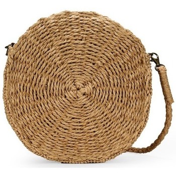 Bosanova Bandolera Bolso redondo rafia tostado