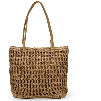 Bosanova Bolso Bolso de hombro en rafia marrón