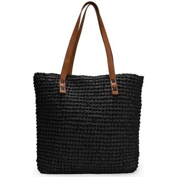 Bosanova Bolso de mano Bolso de hombro rafia negra