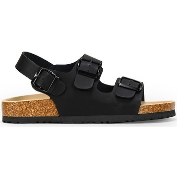 Bosanova Sandalias Sandalias bio negras con dos hebillas