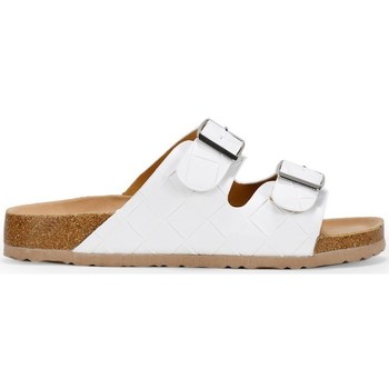 Bosanova Sandalias Sandalias blancas planas con hebillas
