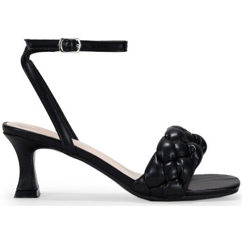 Bosanova Sandalias Sandalias negras acolchadas con tacón