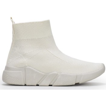 Bosanova Zapatillas altas Zapatillas beige tipo calcetín