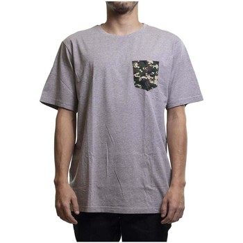Cultura Urbana Camiseta Gris Bolsillo Camu