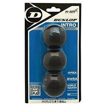 Dunlop Complemento deporte Bola Squash INTRO (Punto ) x3