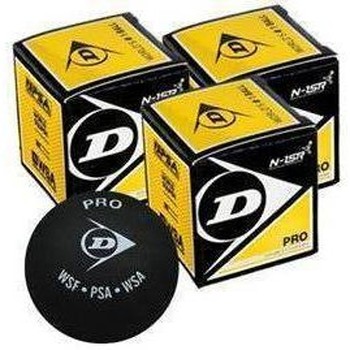Dunlop Complemento deporte Bolas Squash PRO (Doble punto ) x3