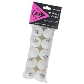 Dunlop Complemento deporte Pelotas Tenis Mesa Polybag 10 bolas Blancas