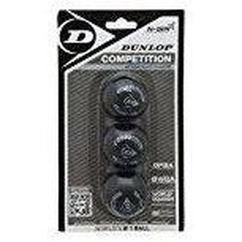 Dunlop Complemento deporte Squash COMPETITION Blister 3 bolas