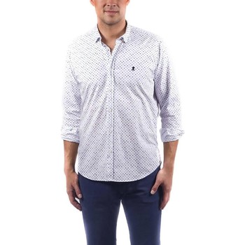 El Pulpo Camisa manga larga CAMISA POPELIN MICRO DIBUJO BLANCO