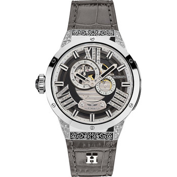 Haemmer Reloj analógico GL-100-G, Automatic, 45mm, 10ATM