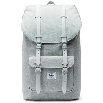 Herschel Mochila Little America Light Grey Crosshatch/Grey Rubber