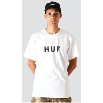Huf Camiseta CAMISETA ESSENTIALS OG LOGO TEE WHITE