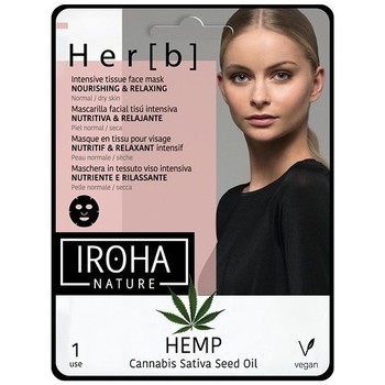 Iroha Nature Mascarillas & exfoliantes CANNABIS TISSUE FACE MASK NOURISHING RELAXING