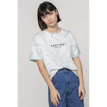 Kaotiko Camiseta Camiseta Tie Dye Spiral