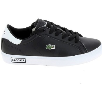 Lacoste Zapatillas Powercourt Jr Noir Blanc