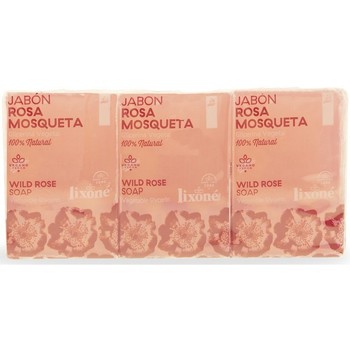 Lixone Productos baño ROSA MOSQUETA JABON PIEL SENSIBLE 3 X 125GR