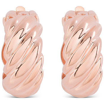 Luxenter Pendientes Pendientes Yrhol Con Baño Oro Rosa De 18 Quilates