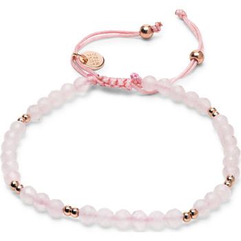 Luxenter Pulseras Pulsera Suly Con Baño Oro Rosa De 18 Quilates