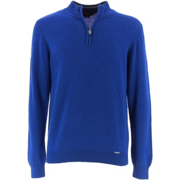 Markup Jersey BASIC HALF ZIP suéteres hombre Azul claro