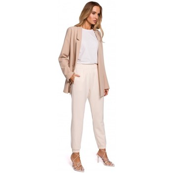 Moe Chaqueta M569 Blazer estilo boyfriend - beige