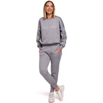 Moe Pantalón chandal M535 Pantalones jogger con cintura elástica - acero